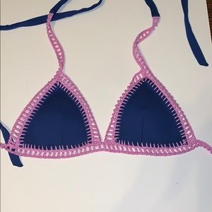 Pink & Blue Victoria Secret Bikini Top!